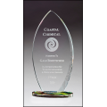 NEW Flame Series Clear Glass Award 